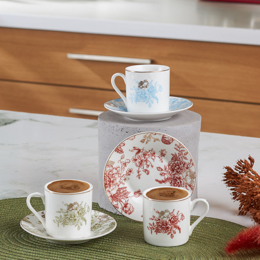 Grand Asorti Coffee Cup - 6 Setting