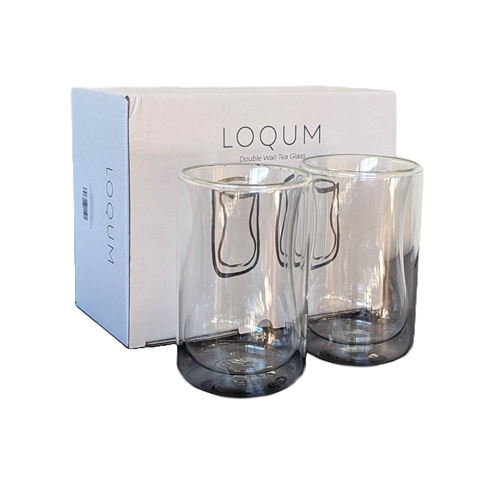 Double Wall Tea Glass 2pc Set