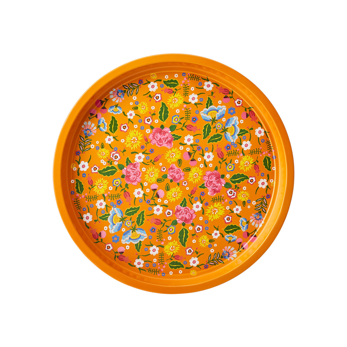 Flores Orange Tray