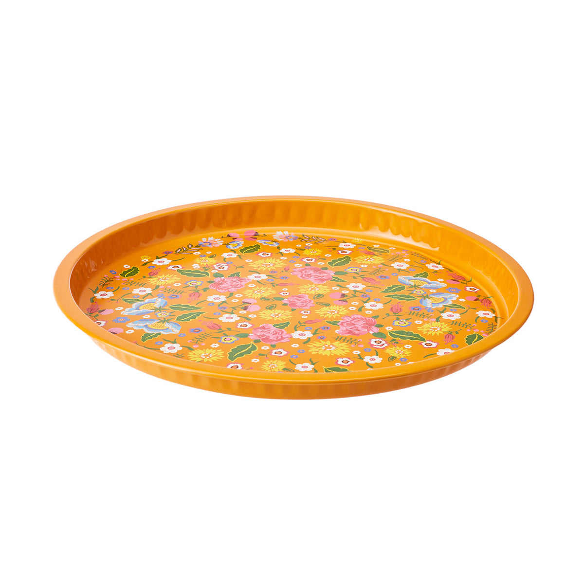 Flores Orange Tray