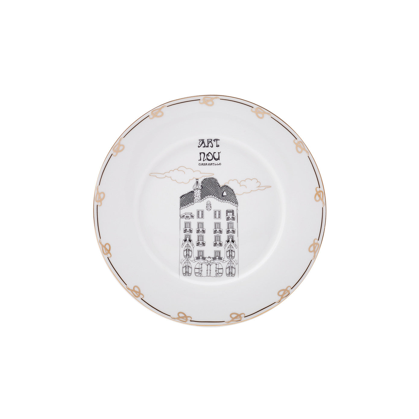 Art Dessert Plate