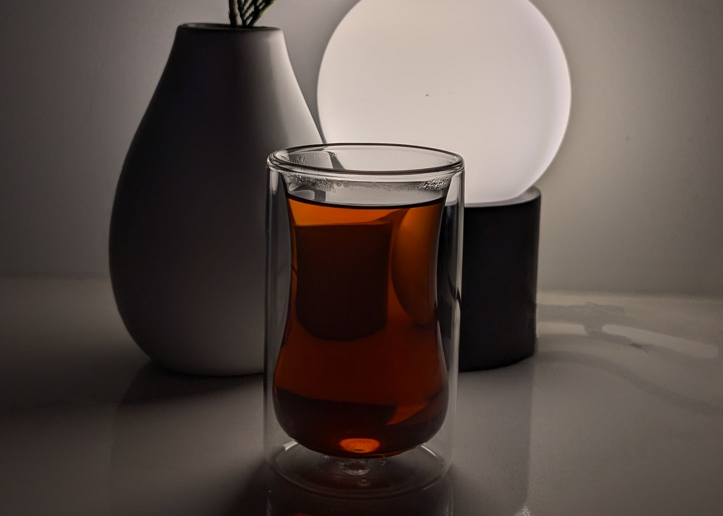 Double Wall Tea Glass 2pc Set