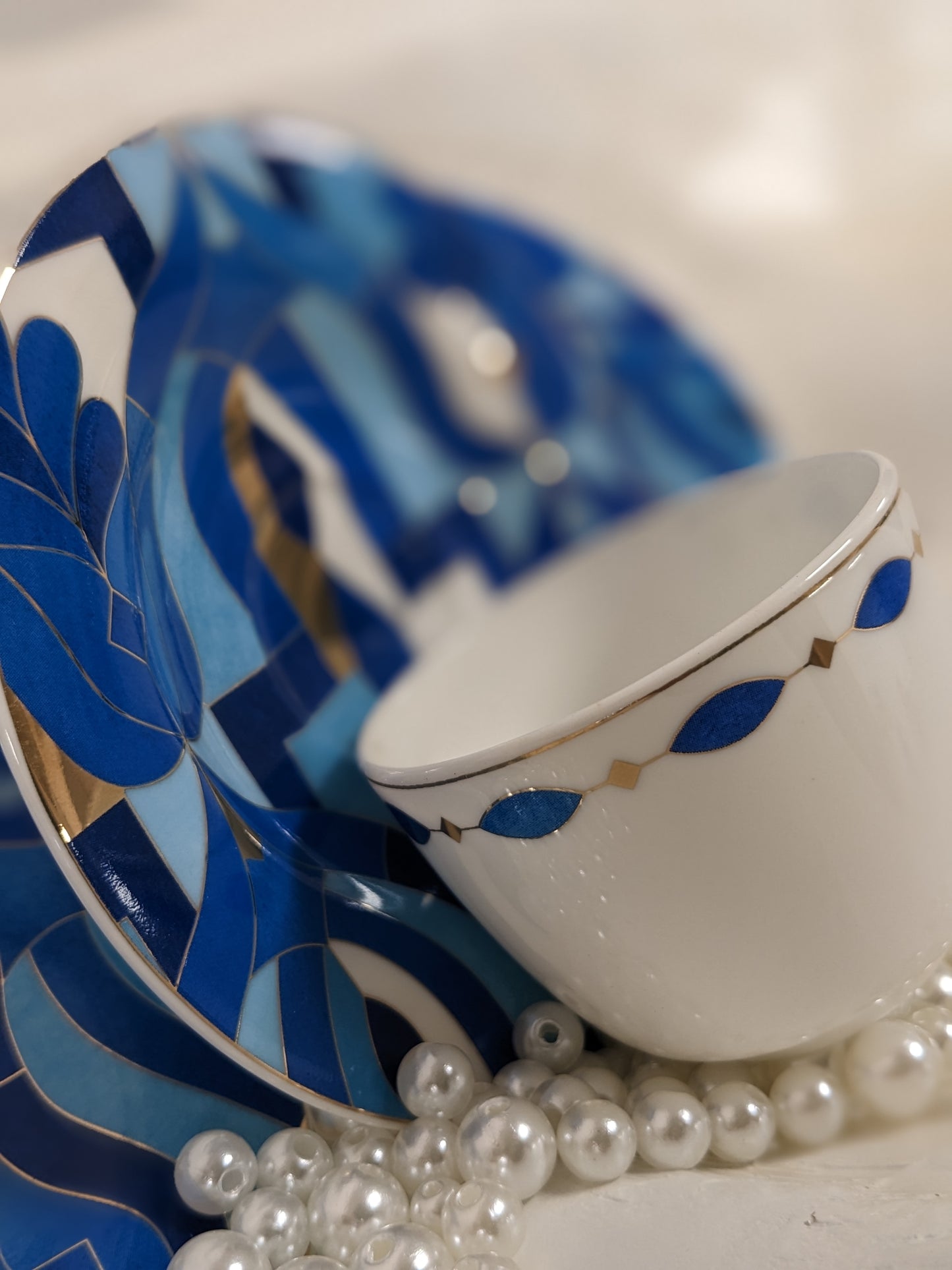 Azur Fine Pearl Coffee Cups