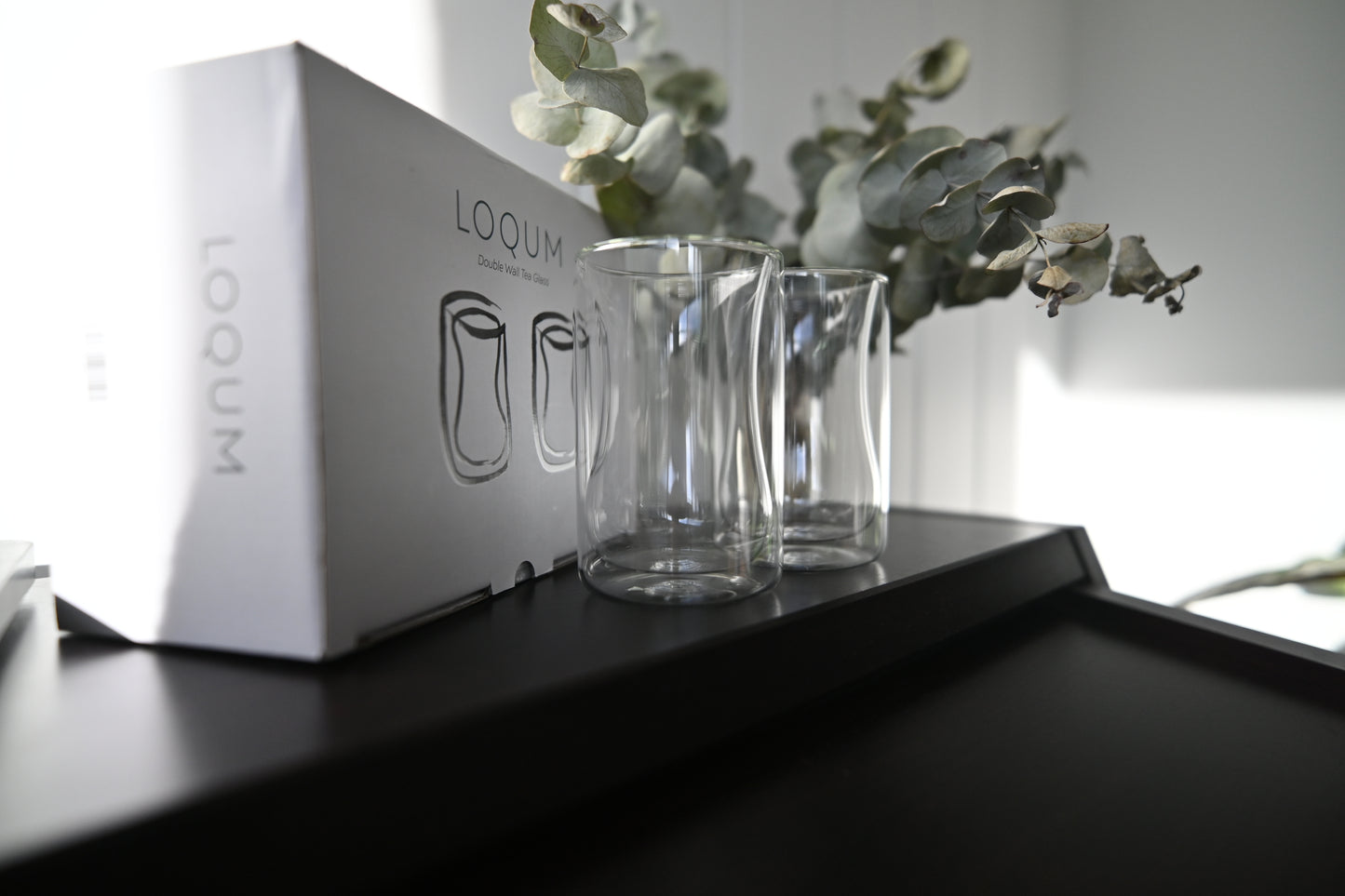 Double Wall Tea Glass 2pc Set