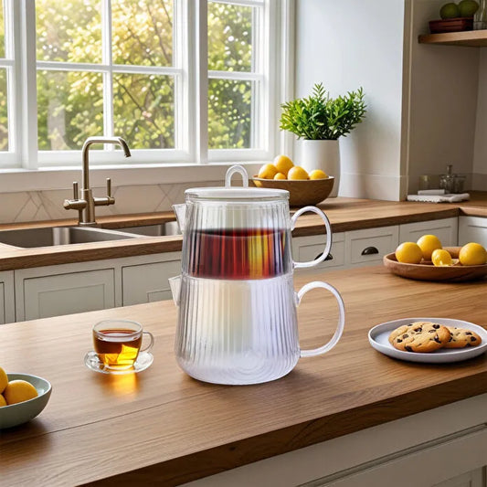 Aqualine Borosolicate Glass Teapot
