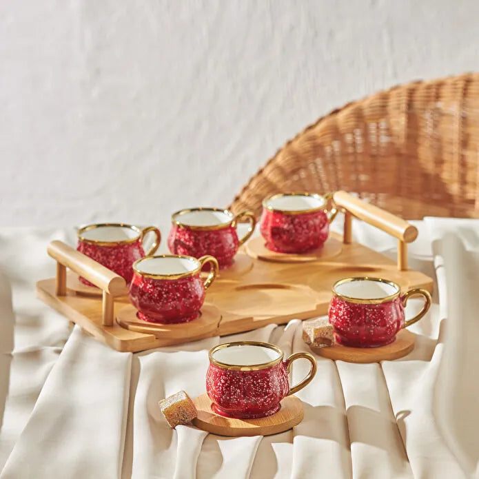 Red Speckle with Tray