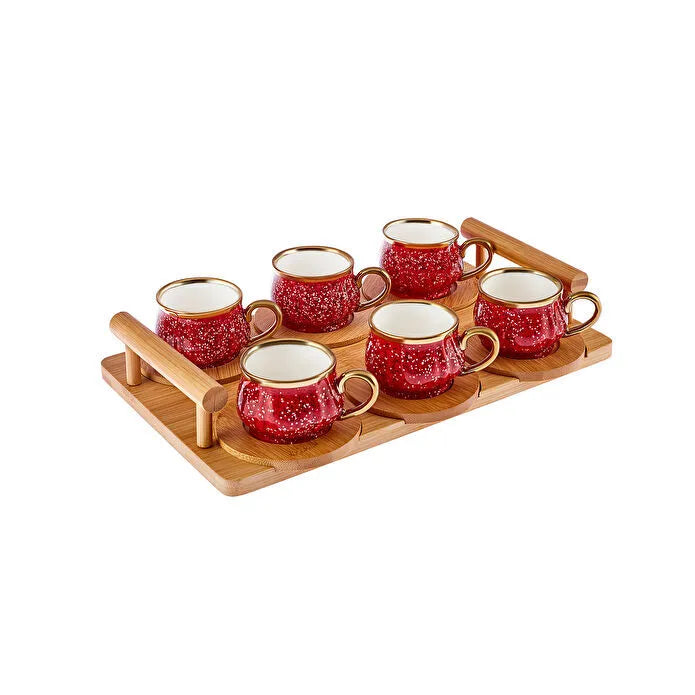 Red Speckle with Tray