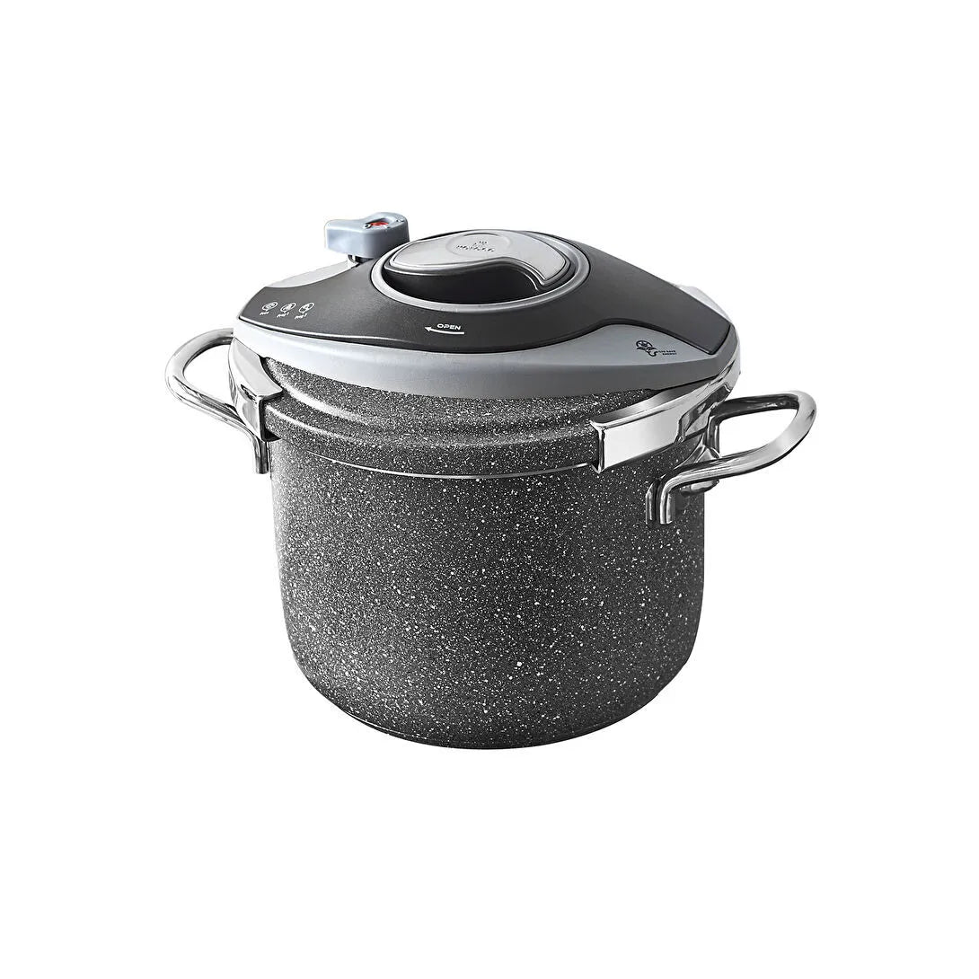 Karaca Biogranit Steel Plus Pressure Cooker Grey 6 Lt