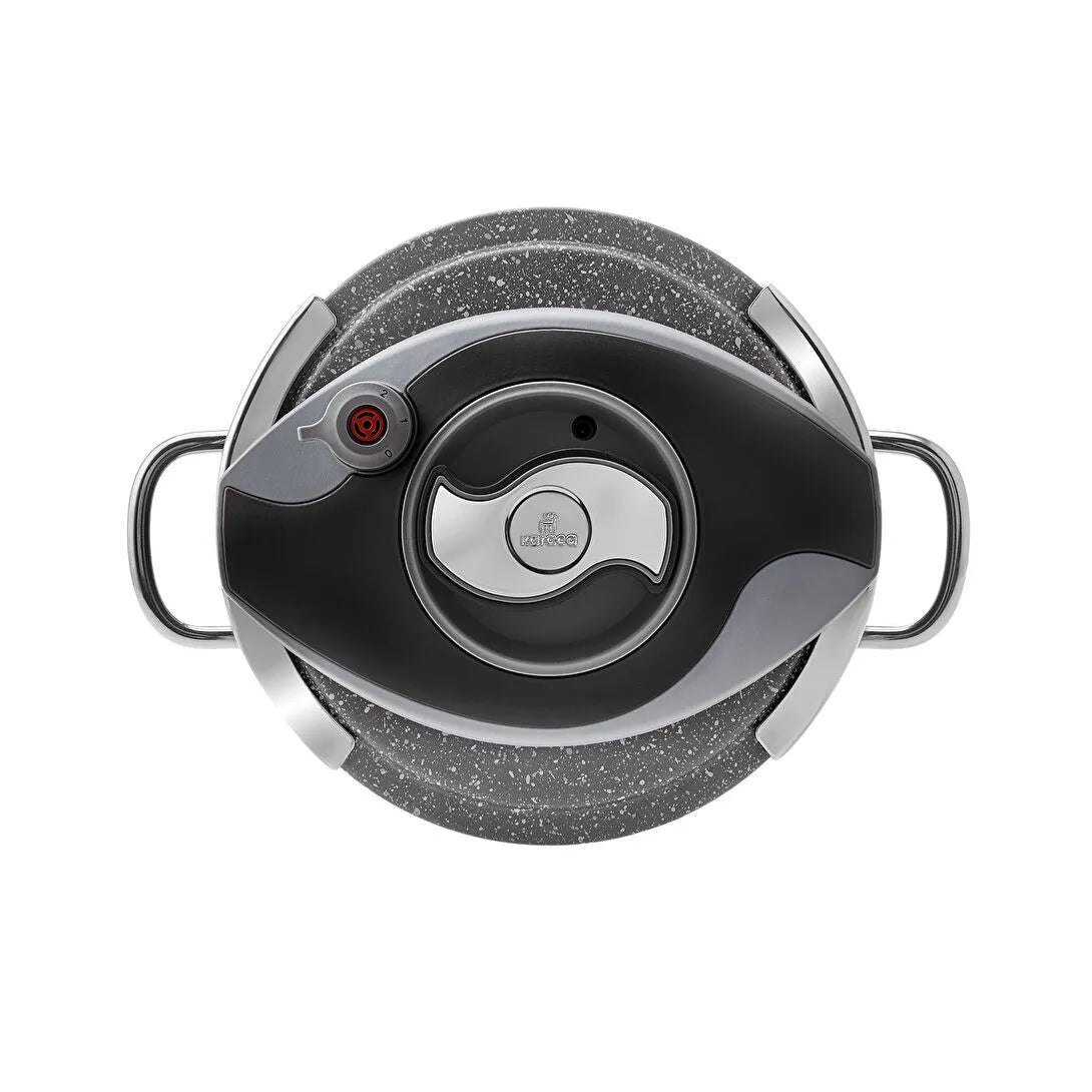 Karaca Biogranit Steel Plus Pressure Cooker Grey 6 Lt
