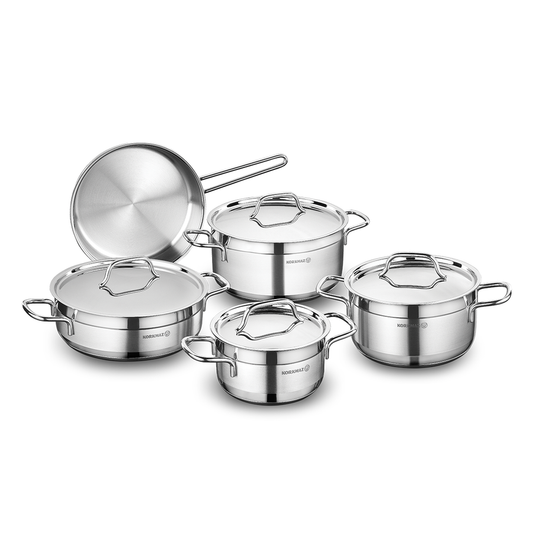 Alfa 9 Piece Pot Set