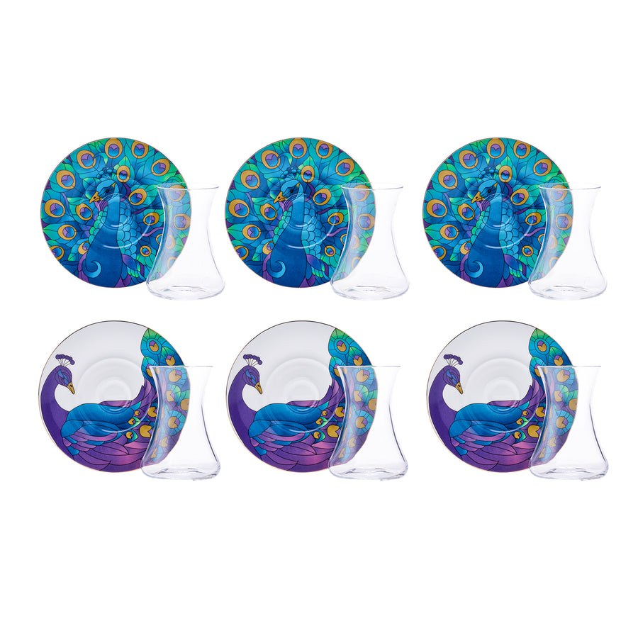 Ciragan Turkish Fine Pearl Tea Set
