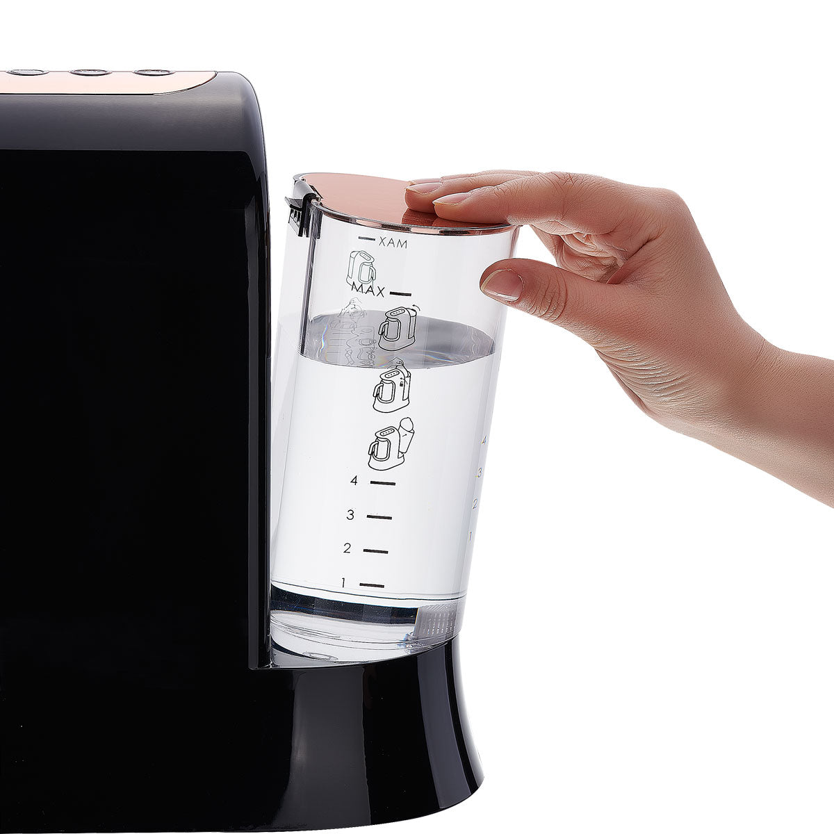 Kahvekolik Aqua Coffee Machine - Rose Gold