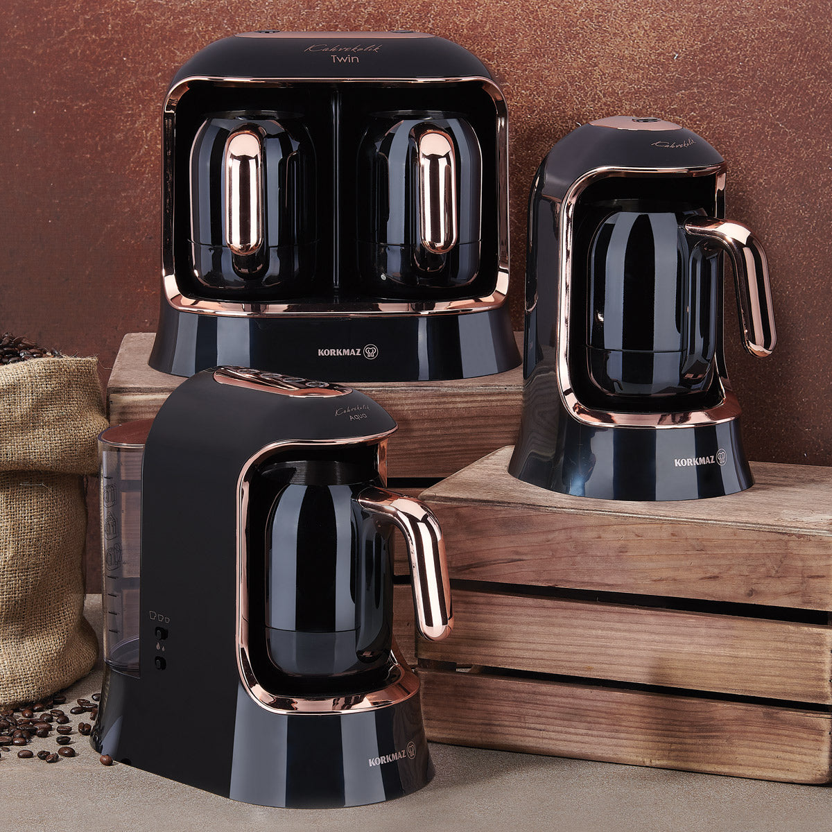 Kahvekolik Aqua Coffee Machine - Rose Gold